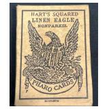 Vntg Hartï¿½s Squared Linen Eagle Pharo Cards