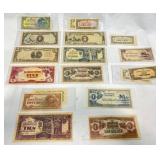 WWII Japanese Invasion Money Currency Notes