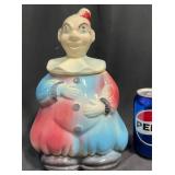 Vintageï¿½American Bisque Circus Clown Cookie Jar