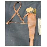 Civil War Shot Pouch w Leather Strap