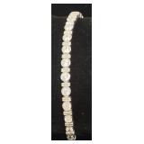 Sterling Silver Bracelet w Cubic Zirconia