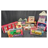 8 Coca-Cola Collectibles - Trucks, Working Clock+