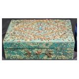 Beaded Decorative Jewelry Box w Fashion Jewelry