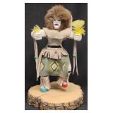 Handcrafted Native American Kachina Doll, Signed