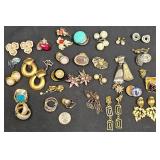 Vintage Clip-On & Screw-Back Fashion Earrings