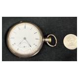 Antique Key Wind Fahys Coin No1 Pocket Watch