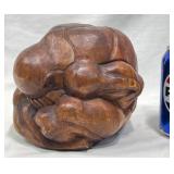Hand-Carved Indonesianï¿½Weeping Buddha Sculpture