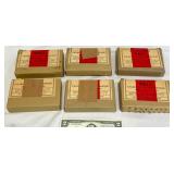 6 WWII-Era Boxes of .30 Cal M2 Ammo