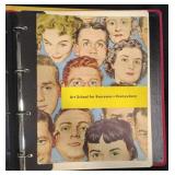 Vintage Famous Artists Painting Course, 3 Binders