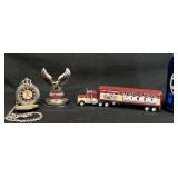 Harley-Davidson Pocket Watch, Eagle & Truck