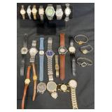 24 Assorted Menï¿½s & Womenï¿½s Watches