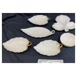 6 Lenox Serving Dishes w 24K & Platinum Trim