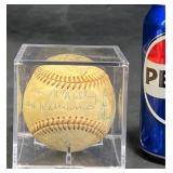 1977 Orioles Signed Baseball w Display Case & LOA