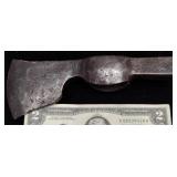 Hand-Forged Hatchet Axe Head w Initials