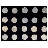 20 U.S. Kennedy Half Dollar Coins Dated 1967