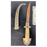 Moroccan Koummyaï¿½Curved Dagger w Sheath
