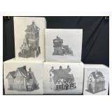 5 Dept 56 Dickensï¿½ Village Buildings