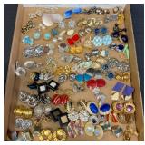 Vintage Clip-On & Pierced Fashion Earrings