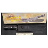Frost Cutlery Survival Scout Knife, Sheath