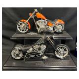 2 Jesse James Diecast Motorcycle Models