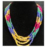 Multicolor Multi-Strandï¿½Beaded Necklace