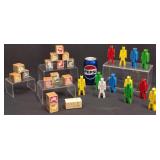 Vintage Bill Ding Jr. Balancing Figures & Blocks