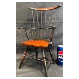 Vintage Wooden Windsor Spindle Back Doll Chair