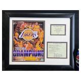 NBA Los Angeles Lakers 2009 Champions Plaque