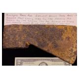 Biscayne Trade Axe Artifact Circa 1580-1600