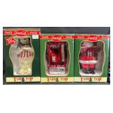 3 Vintage Coca-Cola Table Top Christmas Figures