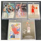 5 Basketball Legends Basketball Cards
