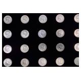 20 U.S. Kennedy Half Dollars Dated 1967-1969