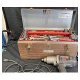 Mechanicï¿½s Toolbox w Tools & Impact Wrench