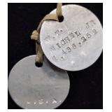 Set of World War I-Era U.S. Military ID Dog Tags
