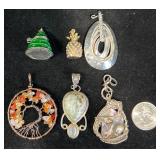 6 Assorted Unique Charms & Pendants