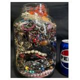 Mystery Jar of Fashion Jewelry, Over 10 Lbs