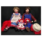 Raggedy Ann and Andy Doll Danbury Mint Collection