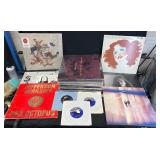 Assorted LP Record Albums & 45 RPM Records