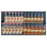 36 Titoï¿½s & Buffalo Trace Mini Alcohol Bottles