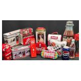 13 Coca-Cola Collectible Tins, Various Designs