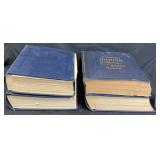 4 Vintage Postage Stamp Albums w Stamps