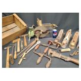 Vintage Hand Tools - Planes, Drills, Wrenches+
