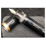 Vintage Jumbo Fountain Pen w Gold Trim