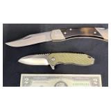 2 Schrade Knives - Uncle Henry & Tenacity