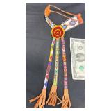 Vntg Native American Beaded Powwow Armband