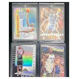 4 Shaquille Oï¿½Neal Basketball Cards