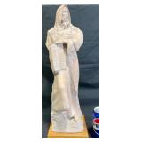 Moses w 10 Commandments Durastone Statue
