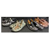 4 New Pairs Size 42 Closed-Toe Sandals