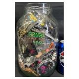 Mystery Jar of Fashion Jewelry, Over 6 Lbs