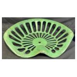 Antique Green Cast Iron Tractor Seat
